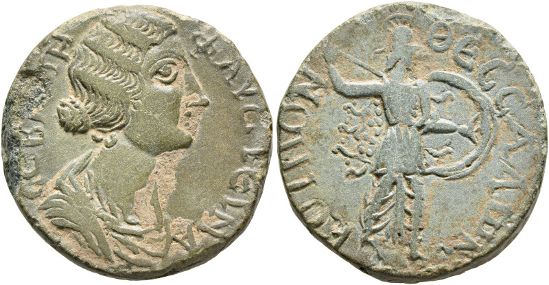 THESSALY. Koinon of Thessaly. Faustina Junior, Augusta, 147-175. Diassarion (Bro...