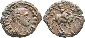 EGYPT. Alexandria. Diocletian, 284-305. Tetradrachm (Potin, 22 mm, 7.89 g, 12 h), RY 10 = 293/4. ΔΙΟΚΛΗΤΙΑΝΟC CЄΒ Laureate and cuirassed bust of Diocl...