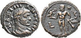EGYPT. Alexandria. Maximianus, first reign, 286-305. Tetradrachm (Potin, 19 mm, 8.12 g, 12 h), RY 6 = 290/1. ΜΑΞΙΜΙΑΝΟC CЄΒ Laureate, draped and cuira...