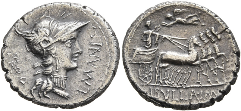 L. Manlius Torquatus, 82 BC. Denarius (Silver, 19 mm, 3.56 g, 12 h), with L. Cor...