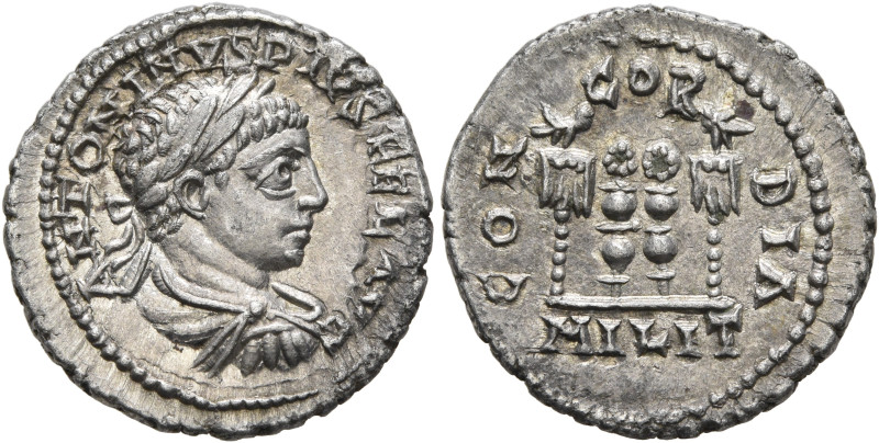 Elagabalus, 218-222. Denarius (Silver, 18 mm, 3.00 g, 1 h), uncertain mint in th...