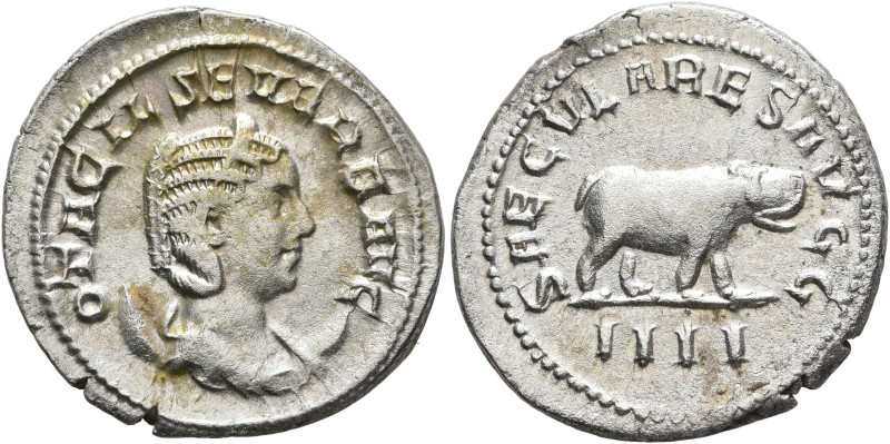 Otacilia Severa, Augusta, 244-249. Antoninianus (Silver, 23 mm, 4.52 g, 12 h), R...