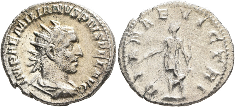 Aemilian, 253. Antoninianus (Silver, 22 mm, 3.42 g, 6 h), Rome. IMP AEMILIANVS P...