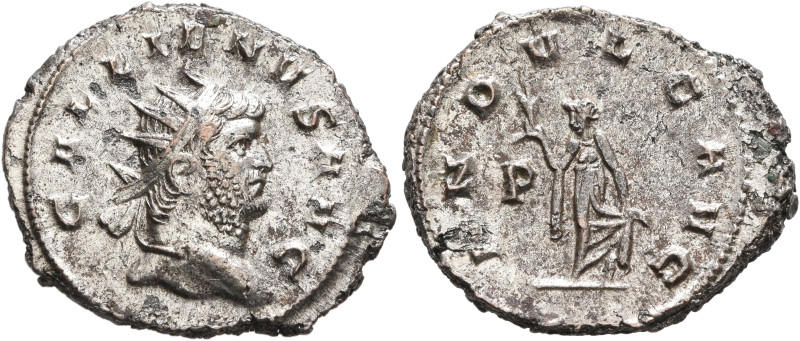 Gallienus, 253-268. Antoninianus (Silvered bronze, 23 mm, 5.15 g, 6 h), Mediolan...