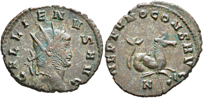 Gallienus, 253-268. Antoninianus (Bronze, 20 mm, 2.50 g, 8 h), Rome, 267-268. GA...