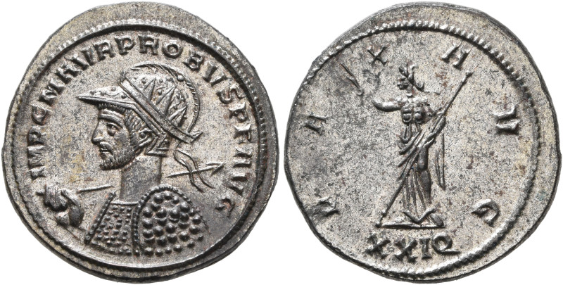 Probus, 276-282. Antoninianus (Silvered bronze, 22 mm, 4.23 g, 12 h), Siscia, 27...