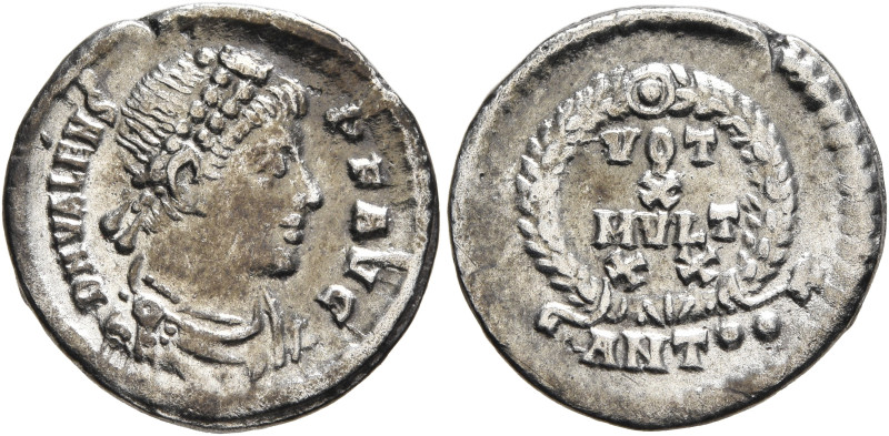 Valens, 364-378. Siliqua (Silver, 17 mm, 1.69 g, 12 h), Antiochia, 367-375. D N ...