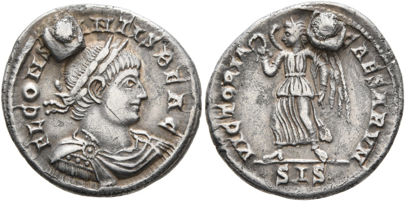 Constans, as Caesar, 333-337. Siliqua (Silver, 18 mm, 3.00 g, 12 h), Siscia, 335...