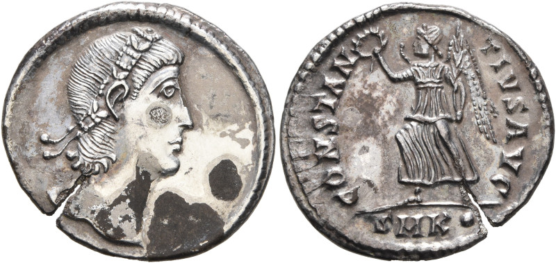 Constantius II, 337-361. Siliqua (Silver, 20 mm, 2.48 g, 12 h), Cyzicus, 337-340...