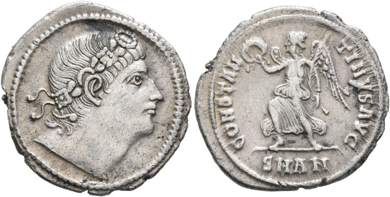 Constantine I, 307/310-337. Siliqua (Silver, 21 mm, 3.07 g, 6 h), Antiochia, 335...