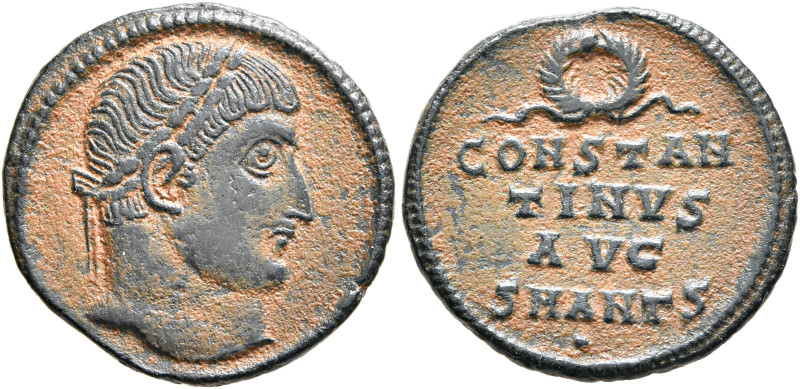 Constantine I, 307/310-337. Follis (Bronze, 19 mm, 2.13 g, 6 h), Antiochia, July...