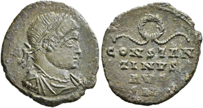 Constantine I, 307/310-337. Follis (Bronze, 16 mm, 1.33 g, 6 h), a contemporary ...