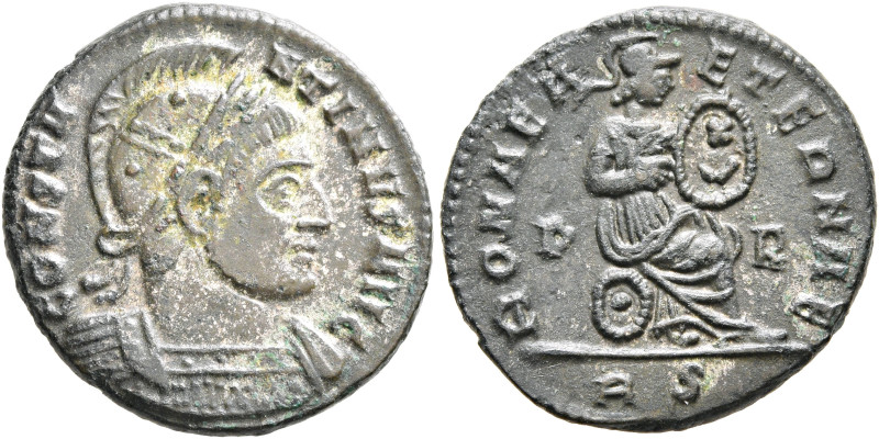 Constantine I, 307/310-337. Follis (Silvered bronze, 19 mm, 2.81 g), Rome, circa...