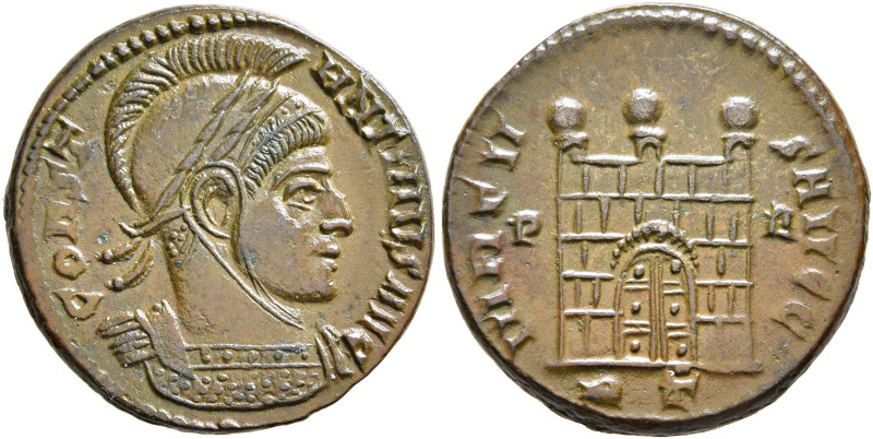 Constantine I, 307/310-337. Follis (Bronze, 18 mm, 3.26 g, 12 h), Rome, circa 32...