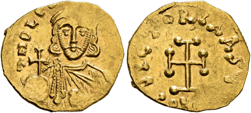 Leo III the "Isaurian", 717-741. Tremissis (Gold, 16 mm, 1.41 g, 7 h), Constanti...