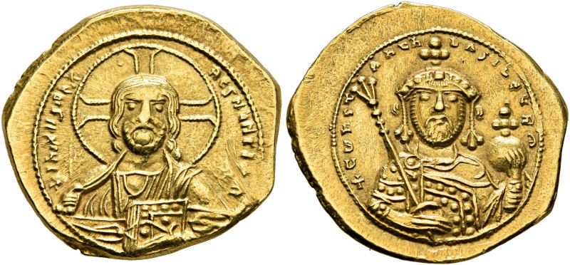 Constantine IX Monomachus, 1042-1055. Tetarteron (Gold, 20 mm, 4.05 g, 6 h), Con...