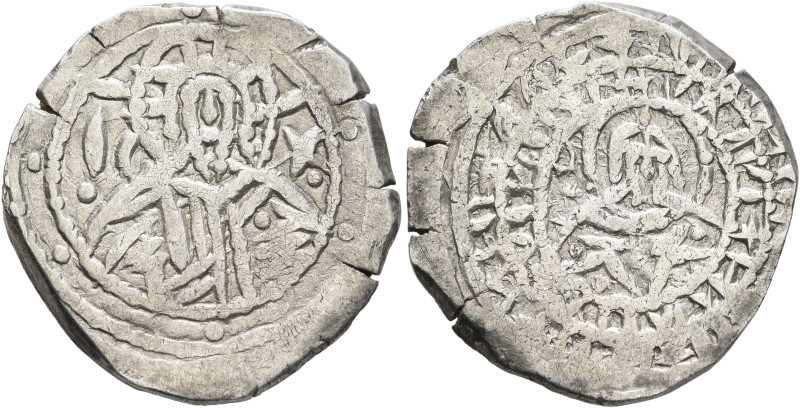 John VIII Palaeologus, 1425-1448. Stavraton (Silver, 24 mm, 6.62 g, 12 h), Const...