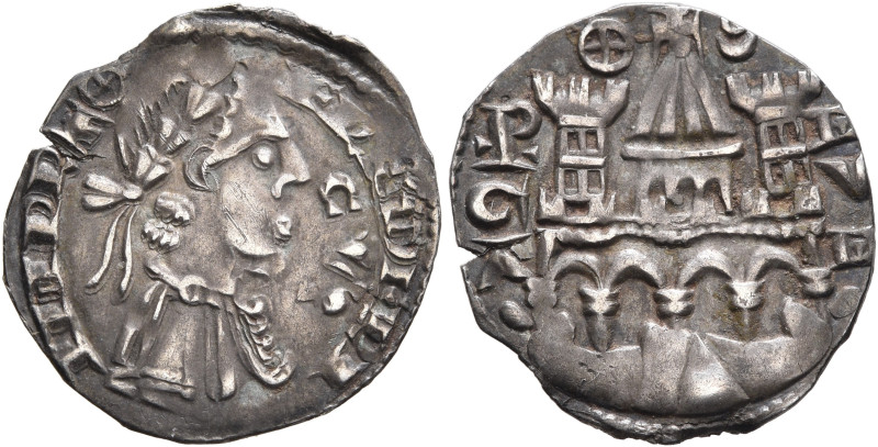 ITALY. Bergamo. Commune, 1236-1250. Mezzo Grosso (Silver, 18 mm, 0.90 g, 6 h), i...