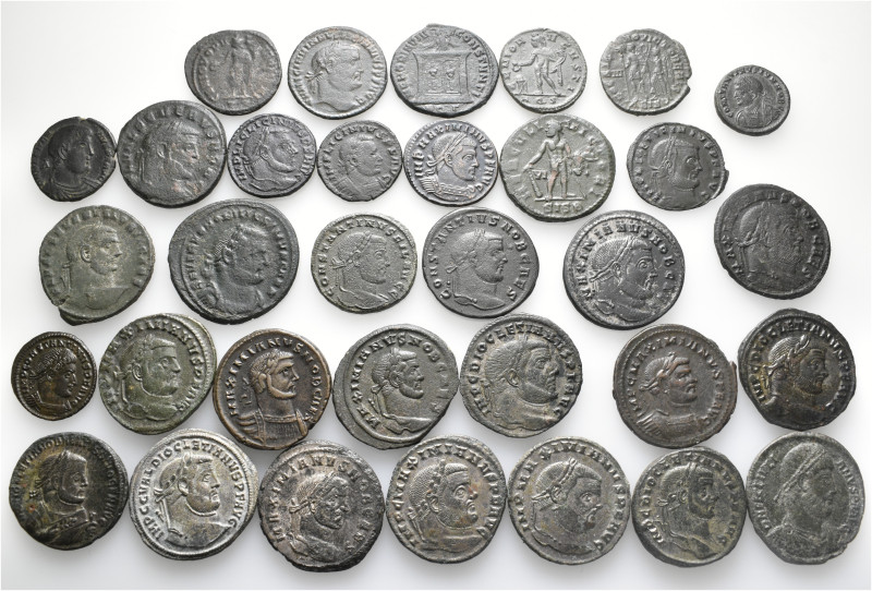 A lot containing 33 bronze coins. All: Roman Imperial. About very fine to good v...