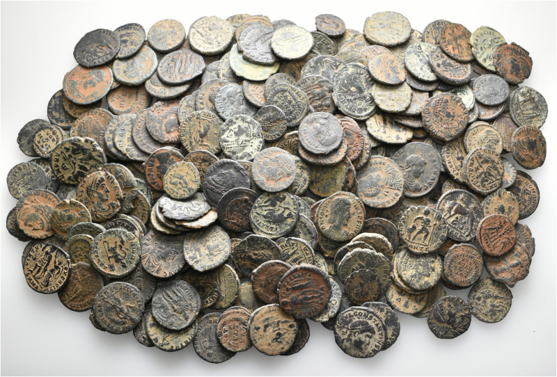 A lot containing 296 bronze coins. Mainly: Roman Imperial. Fair to fine. LOT SOL...