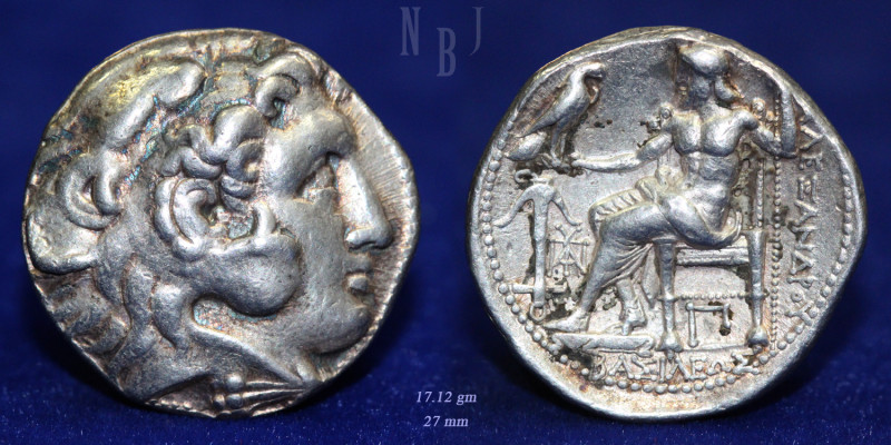 SELEUCUS I NICATOR: AR Tetradrachm Uncertain mint, 6A in Babylonia?. Struck in t...