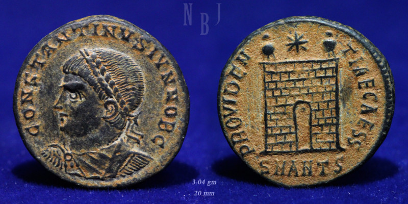 Roman Empire: Constantine I 'the Great'. AE, Antioch mint, AD 327-328. Obv: CONS...