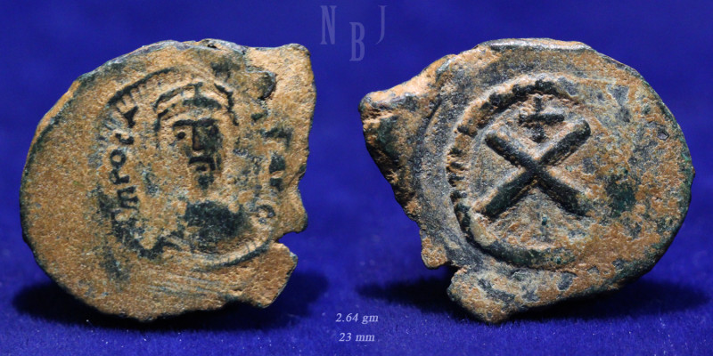 Byzantine Empire: Phocas AE Decanummium (10 Nummi). AD 602-610, DM FOCA PP AVG, ...