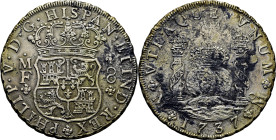 FELIPE V. México. 8 reales. 1737. MF. EBC/EBC-