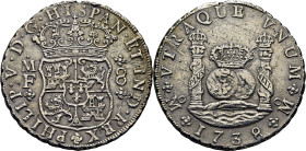 FELIPE V. México. 8 reales. 1738. MF. EBC-