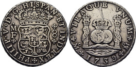 FELIPE V. México. 8 reales. 1739. MF