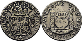 FERNANDO VI. México. 8 reales. 1747. MF