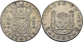 FERNANDO VI. México. 8 reales. 1757. MM