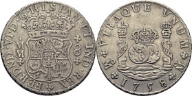 FERNANDO VI. México. 8 reales. 1758. MM. Suave tono