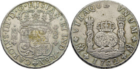 CARLOS III. México. 8 reales. 1762. MM