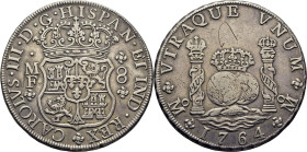 CARLOS III. México. 8 reales. 1764. MF