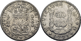 CARLOS III. México. 8 reales. 1771. FM