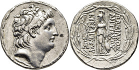 SIRIA Seleucida. 138-129 aC. Tetradracma. Antíoco Evergetes. ËBC/EBC-. Buen retrato