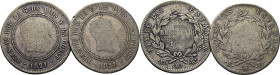 FERNANDO VII. Madrid. 10 reales (2). 1821. SR…Lote de 2