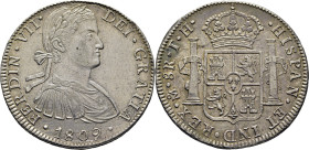 FERNANDO VII. México. 8 reales. 1809. TH. EBC-. Tono