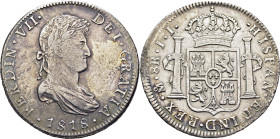FERNANDO VII. México. 8 reales. 1818. JJ