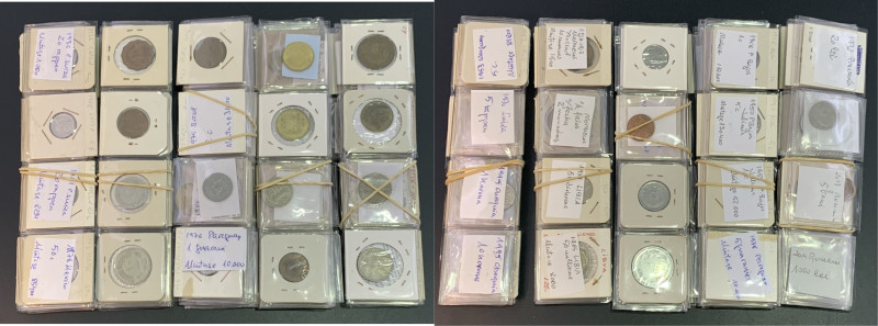 ARGENTINA. 5 céntimos a 10 pesos. 1978 a 2010 (5). MÉJICO-COLOMBIA-URUGUAY (9). ...