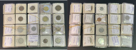 ARGENTINA. 5 céntimos a 10 pesos. 1978 a 2010 (5). MÉJICO-COLOMBIA-URUGUAY (9). Lote de >100