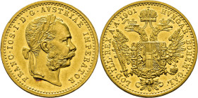AUSTRIA. Francisco José I. Ducado. 1901. Casi SC