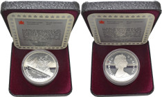 CANADÁ. Isabel II. 1$. 1587-1987. El Detroit de Davis Strait. PROOF FDC