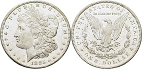 EE.UU/USA. Morgan. 1 dólar. 1885 0. PROOFlike SC. Atractiva. Campo fondo espejo