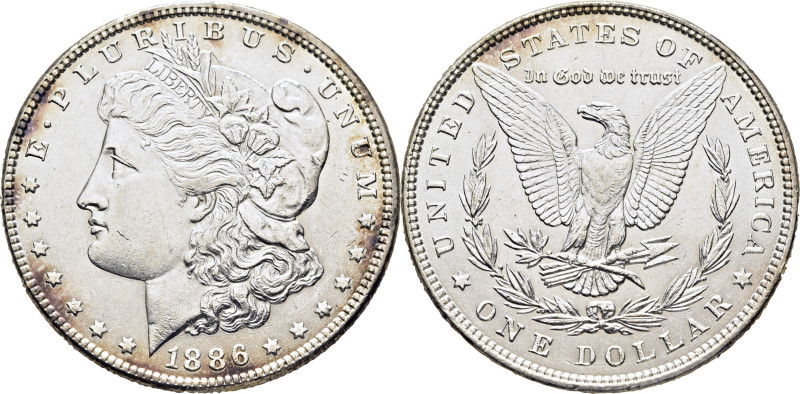 EE.UU/USA. Morgan. 1 dólar. 1886. K110 (36$). Leves marquitas. Superficiales mot...