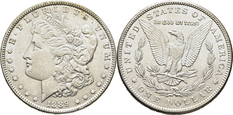 EE.UU/USA. Morgan. 1 dólar. 1889. K110 (39$). Leves marquitas. SC-, brillo origi...