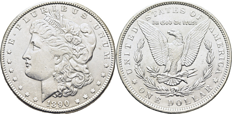 EE.UU/USA. Morgan. 1 dólar. 1890. K110 (39$). SC-, brillo original