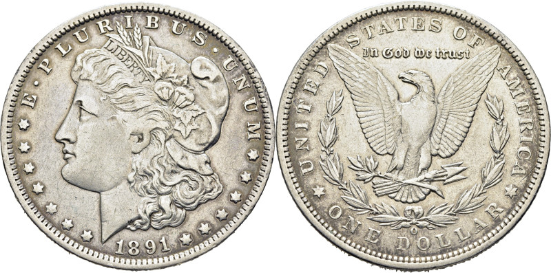 EE.UU/USA. Morgan. 1 dólar. 1891 0. K110. MBC+