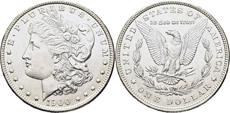 EE.UU/USA. Morgan. 1 dólar. 1900. K110 (39$). Muy leves marquitas en anverso y e...